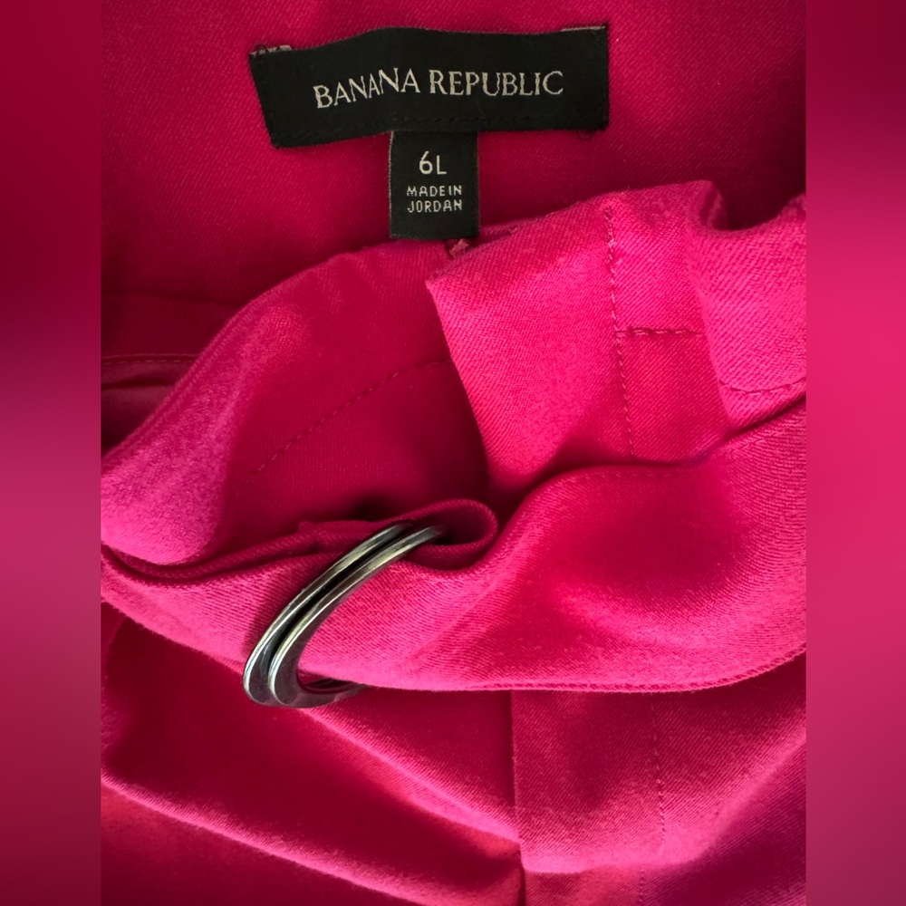 BANANA REPUBLIC WOMEN'S HIGH RISE TAPERED CROP PANTS - Picture 2 of 7